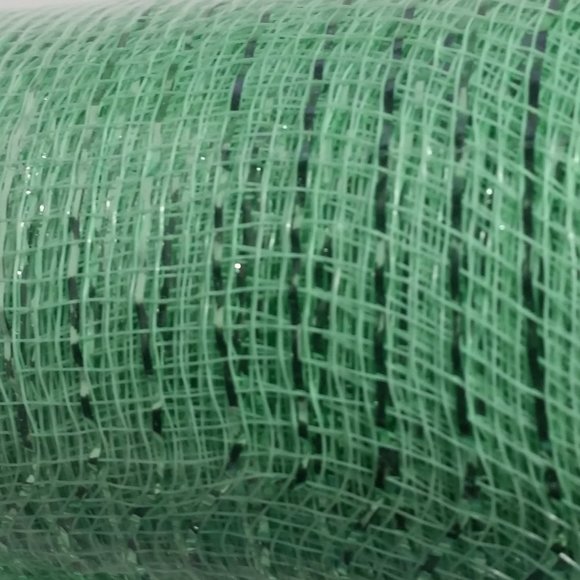 Green Deco Mesh 2 Rolls Crafts Wreaths 10" 10 Yard - Picture 1 of 4